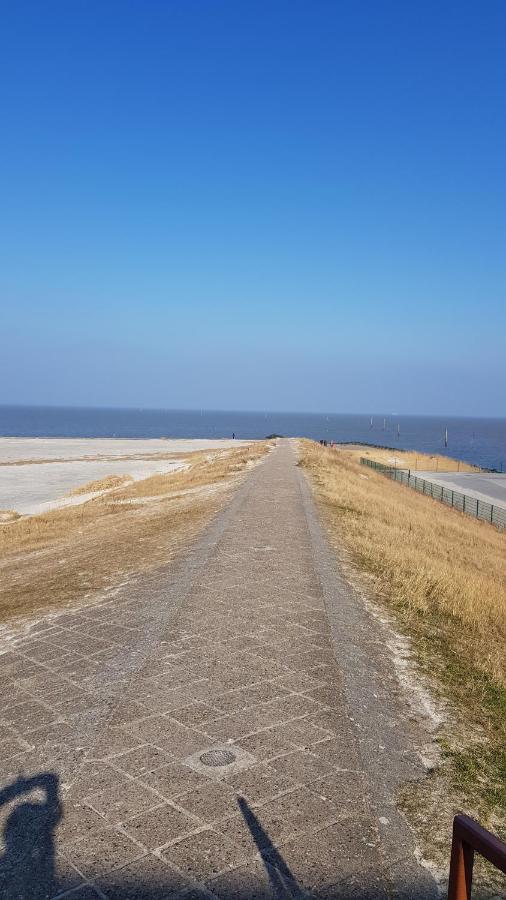 Kleine Mowe Ferienwohnung Dornumersiel Bagian luar foto