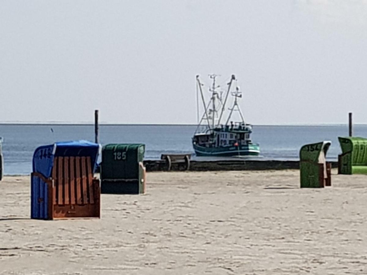 Kleine Mowe Ferienwohnung Dornumersiel Bagian luar foto