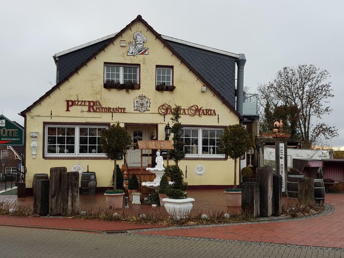 Kleine Mowe Ferienwohnung Dornumersiel Bagian luar foto